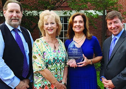 Ingrid Clarfield receives Rinaldi Lifetime Achievement Award
